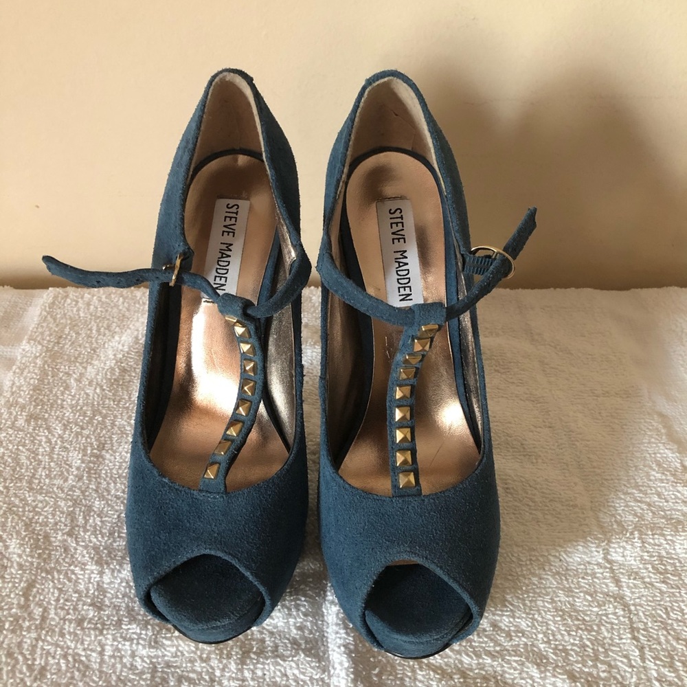🆕STEVE MADDEN SUEDE STILETTOS 👠6 - Picture 2 of 6